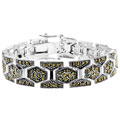 Silvertone Pave Inspired Marcasite CZ Bracelet