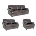 Spencer Leather Sofa/ Loveseat & Chair Set
