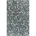Sprig Grey Wool Rug (5'3 x 8'3)