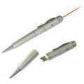 1GB High Speed USB 2.0 Flash Drive Pen & Laser Pointer
