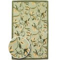 Hand-tufted Lisse Collection Wool Rug (5' x 8')