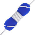 iPod/ Zune/ Zen/ MP3 Blue Headset Cord Smart Wrap