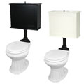 Innovations Raised Wood Tank Toilet with Oil Rubbed Bronze Trim