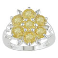 Silver and Citrine Ring