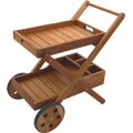 Eucalyptus Wood Bar Trolley