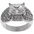 Maddy Emerson 'GLAMOUR' Emerald-cut CZ Ring