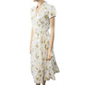 Adi Designs J-California Yellow Floral Dress