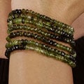 Green Tourmaline 7-row Bracelet