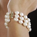 Beaded Pearl Bracelet with 14k Gold Accents