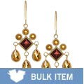 14k Gold Garnet Citrine Chandelier Earrings (Case of 5)