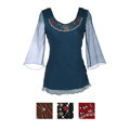 Julie Gordon Wide Neck Silk Blouse