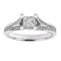 14k White Gold and 5/8ct TW Diamond Ring
