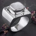 Silver Ring with Baroque Pearl (Israel)