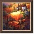 O'Toole Morning Light Tuscany Framed Canvas Art