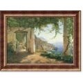 Aagaard View to the Amalfi Coast Framed Canvas Art