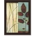 Dominique Gaudin Quiet Leaves Framed Canvas Art