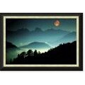 Kaiser Mountains, Austria Framed Canvas Art