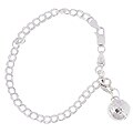 Sterling Silver Soccer Charm Bracelet (7-inch)