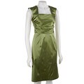 Donna Ricco Square Neck Stretch Dress