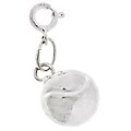 Sterling Silver Tennis Sport Charm