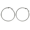 Stainless Steel 35-mm Hoop Earrings