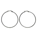 Stainless Steel 45-mm Hoop Earrings