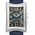 Elini Nazar Men's Chrono Blue Leather Watch