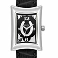 Elini Women's Nazar Black Leather Watch