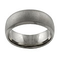 Titanium Comfort Cut Matte Finish Ring