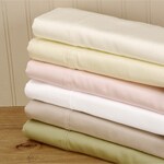 Solid 300 Thread Count Cotton Sateen Sheet Set (King)