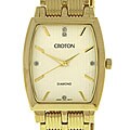 Croton Men's Dress Goldtone Quartz Watch