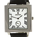 Croton Men's Leather Strap Quartz Watch
