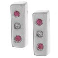 Hot Diamonds Sapphire and Diamond Bar Earrings
