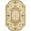 Hand-tufted Serenata Beige Wool Rug (5'3 x 8'3)