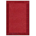Hand-tufted Wine Border Wool Rug (8' x 10' 6)