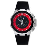 Concord Saratoga Black & Red Dial Luxury Watch