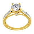 14k Yellow Gold 1/2ct Diamond Engagement Ring (H-I,I1)