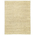 Hand-woven Shaggy Ivory Wool Rug (4' x 6')