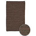 Hand-woven Natural Leather Rug (8' Round)