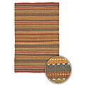 Hand-woven Flatweave Natural Jute Rug (8' Square)