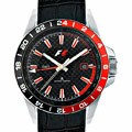 Jacques Lemans F1 Men's GMT Leather Watch