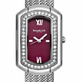 Kenneth Cole Women's Burgundy Dial Crystal Watch
