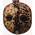 Handmade Large Round Bird Mask (Ghana)
