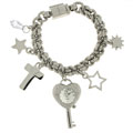 Dufonte by Lucien Piccard 'Precious' Charm Bracelet Watch