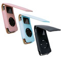 iPod Nano Leather Case with Belt Clip and Cover
