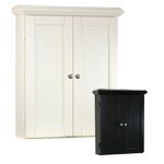 Innovations Wall Cabinet with Satin Nickel Knobs