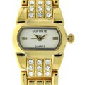 Dufonte by Lucien Piccard Women's Romanza Goldtone Watch