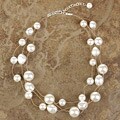 Mother of Pearl Silk Thread Necklace (USA)