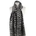 Himalaya Trading Co. Zebra Print Pashmina Cashmere & Silk Wrap