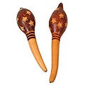 Set of 2 Dance Star Mate Gourd Maracas (Peru)